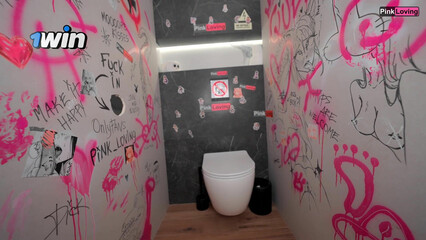 Глорихол порно – рискованный секс через дырку в туалете